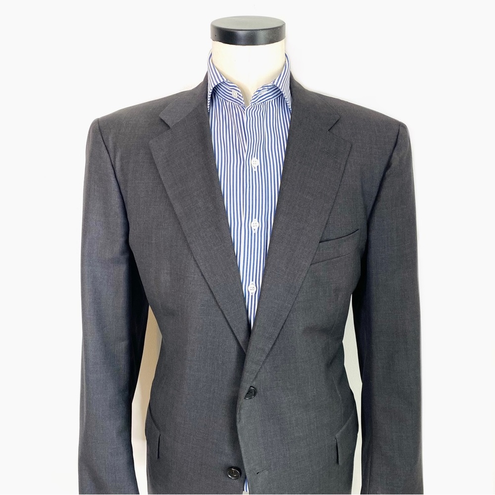 Brooks Brothers Golden Fleece Charcoal Grey Sport Jacket